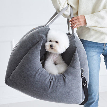 Pet Dog Car Carrier Seat Waterproof Basket Portable Car Seat