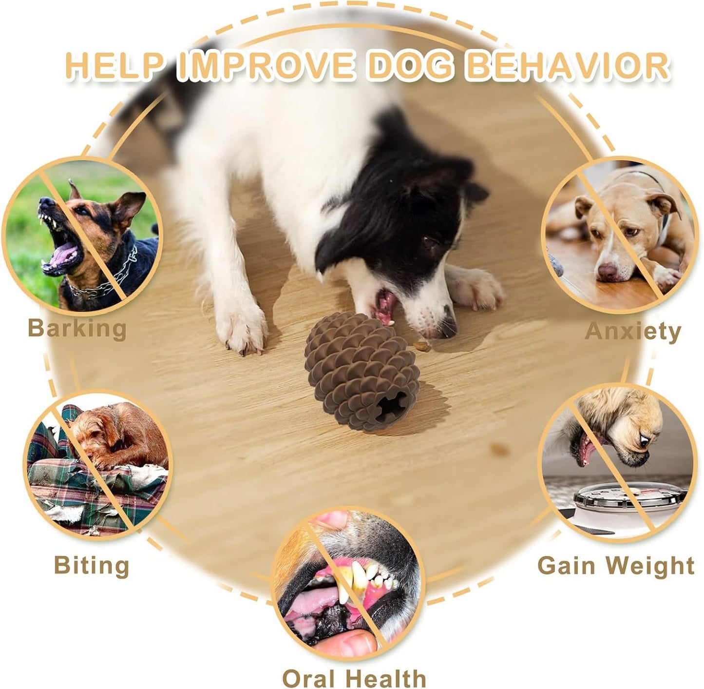 Pine Cone Tough Dog Toys For Aggressive Chewers