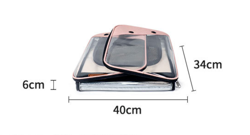 PVC Breathable Large Capacity Cat Carrying Space Capsule Cat Bag Portable Pet Dog Backpack Fold