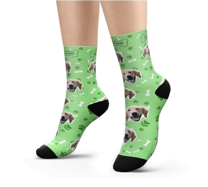Personalized Custom Pet Head Print Socks For Dog Cat Lover