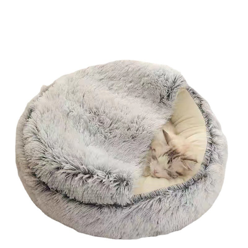 Semi-closed Cat Bed Four Seasons Universal Cover Shell Nest