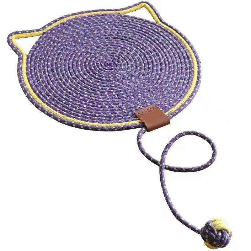 Braided Cotton Rope Cat Claw Mat Self Hi Ball One Piece Sleeping Mat