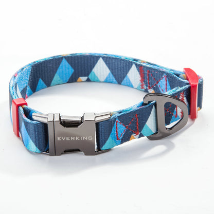 Pet leash collar