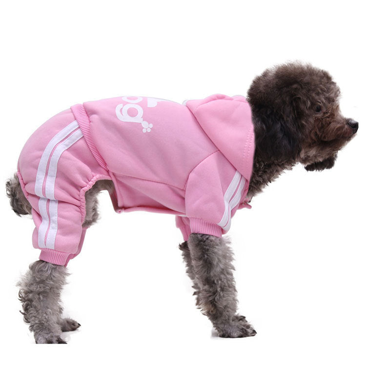 Sweater Pet Plush Button Clothing Autumn And Winter