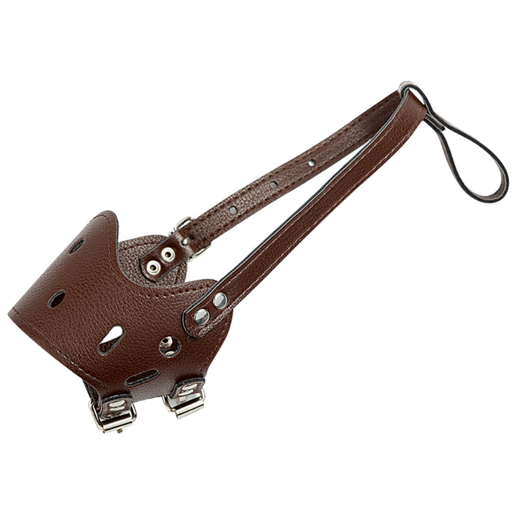 Dog Muzzle Leather, Comfort Secure Anti-Barking Muzzles