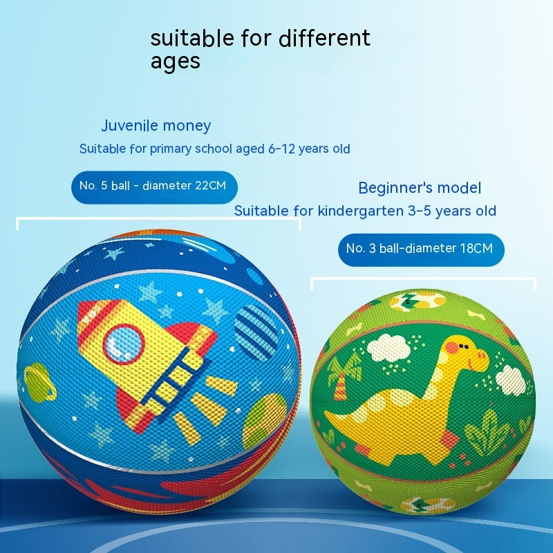 Children's Basketball Pat Ball Rubber Ball Indoor Mute Toys