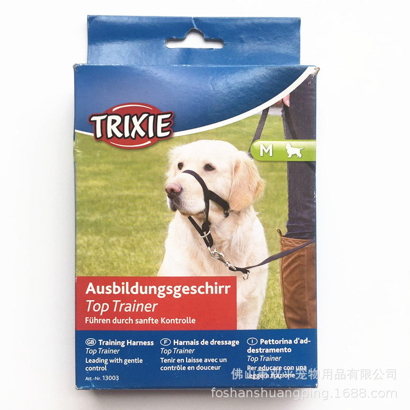 Dog Mouth Cover Nylon Adjustable Anti-bite Anti-miseating Dog Mask Breathable