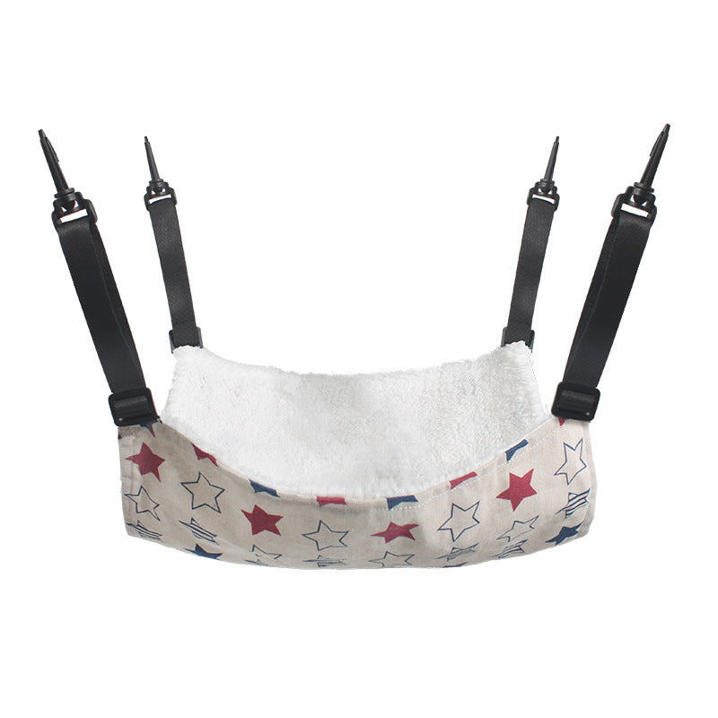 Lamb Fleece Cat Hanging Beds Pets Cage Hammock Bed