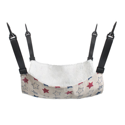 Lamb Fleece Cat Hanging Beds Pets Cage Hammock Bed