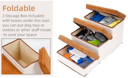 Pet Stairs For Couch And High Beds Folding Steps