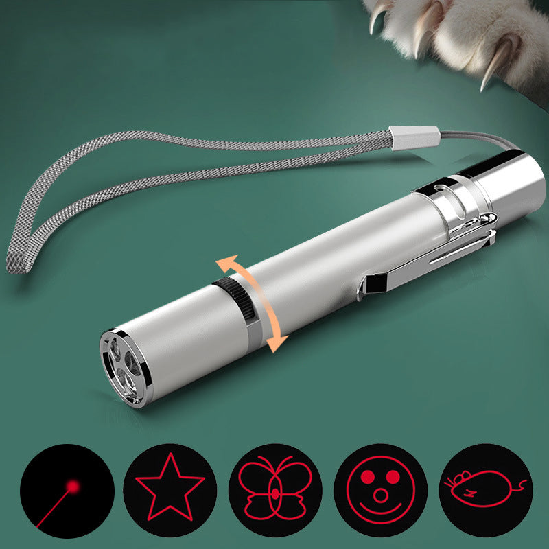 Laser Pointer Cat Toy, Red Dot LED Light Pointer Interactive Toys