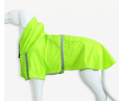 Spring and summer new dog raincoat waterproof cape dog