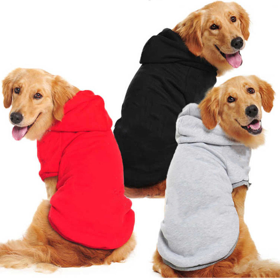 Solid Color Dog Clothes Pet Clothing Apparel Sweaters