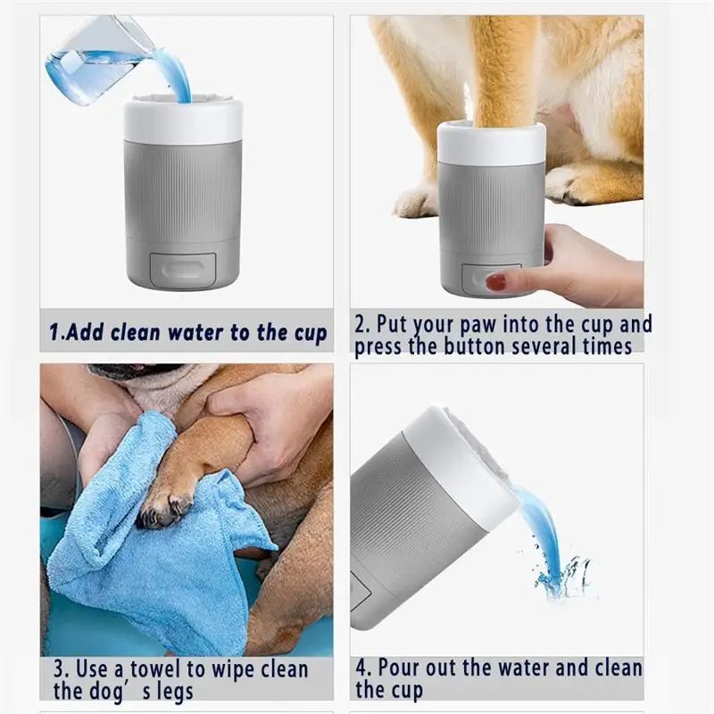 Pet Foot Washing Cup Dog Out Cleaning And Grooming Paw