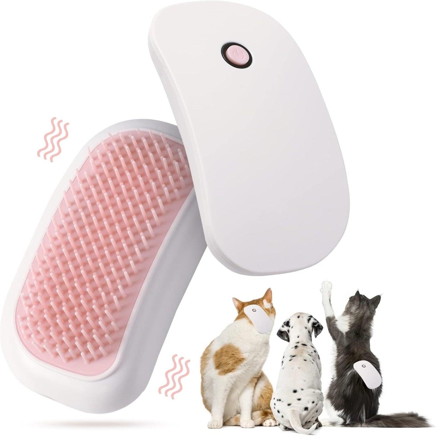 Electric Massage Cat Brushes Hand Held Portable Pet Brushes