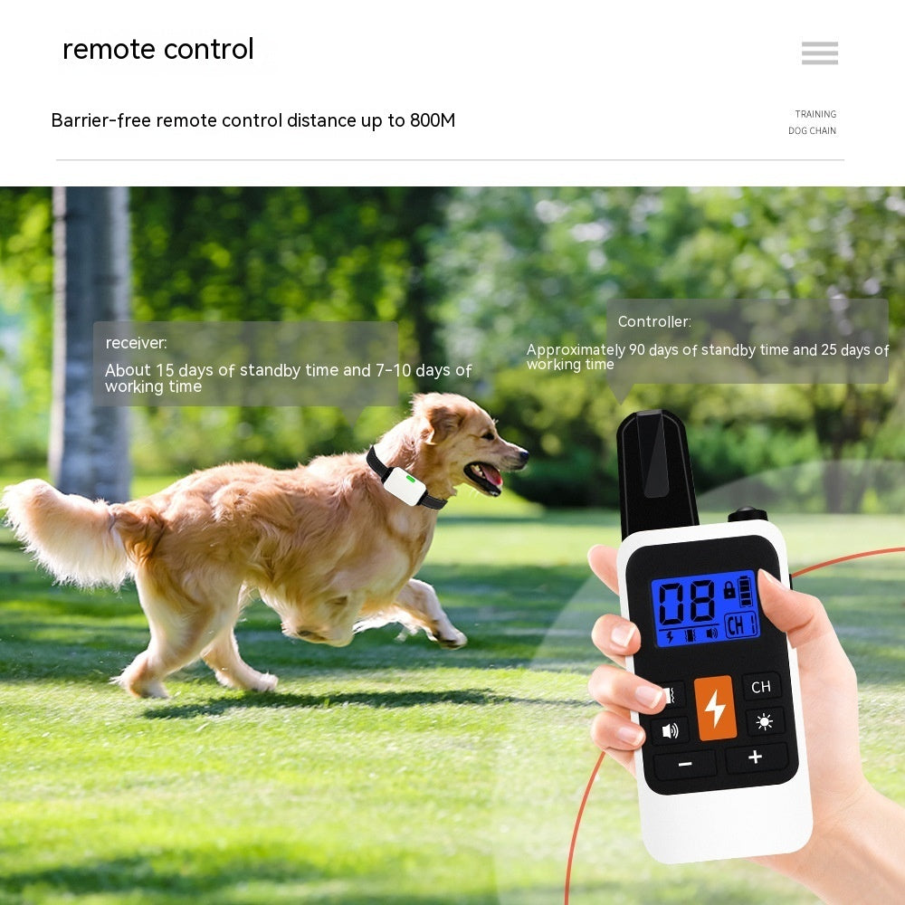800 M Multifunctional Remote Control Electric Shock Collar