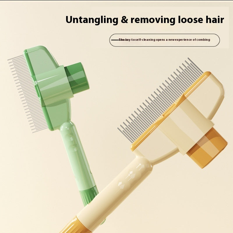 Professional Pet Comb For Dogs And Cats With Release Button