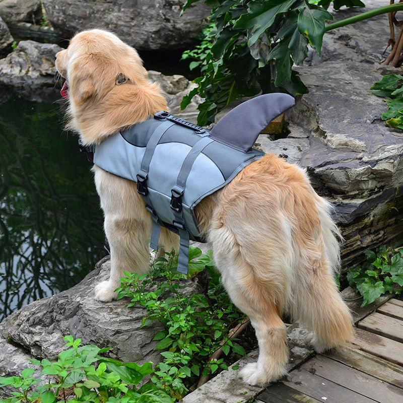 Mermaid Shark Pet Dog Swimming Life Vest Swimwear