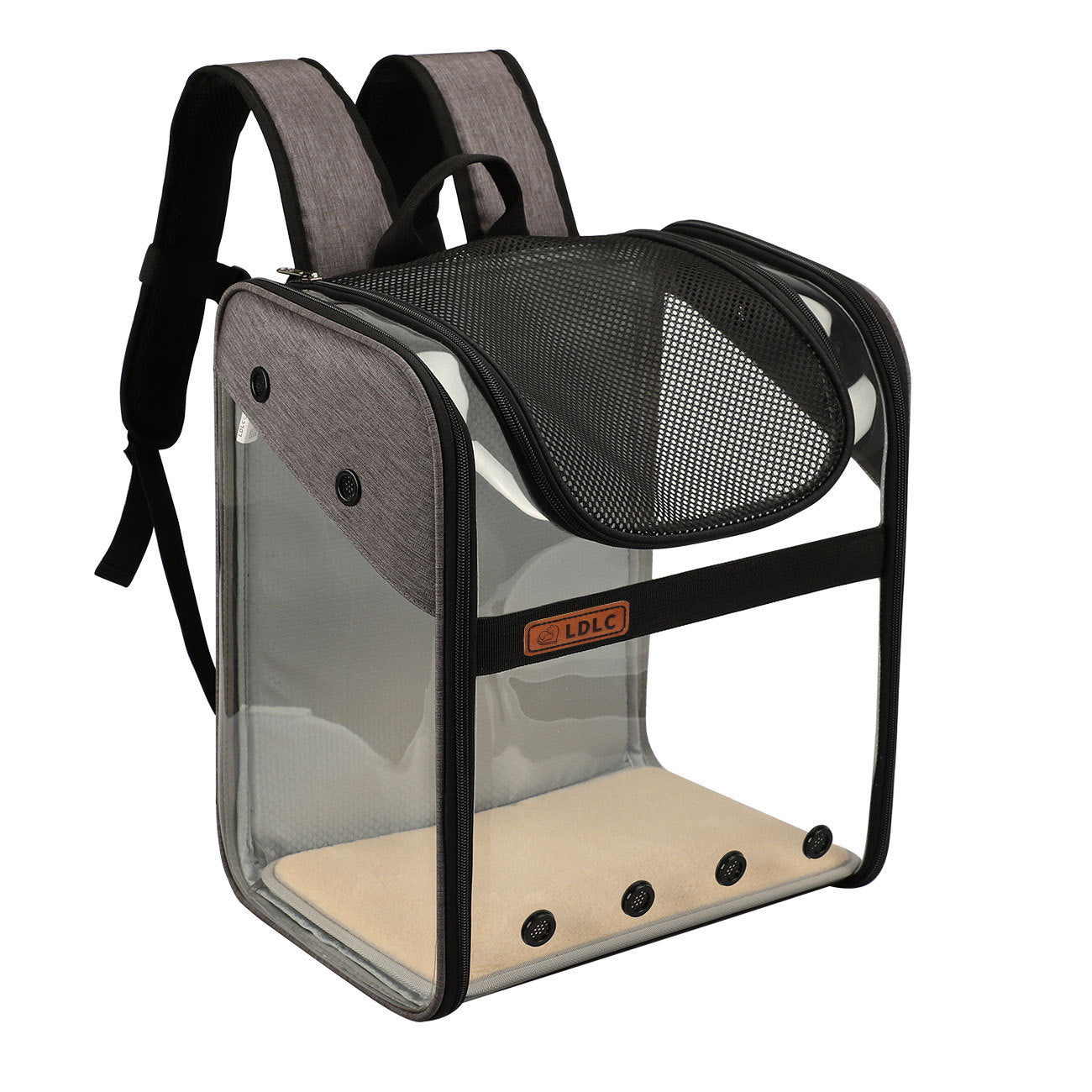 PVC Breathable Large Capacity Cat Carrying Space Capsule Cat Bag Portable Pet Dog Backpack Fold