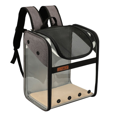 PVC Breathable Large Capacity Cat Carrying Space Capsule Cat Bag Portable Pet Dog Backpack Fold