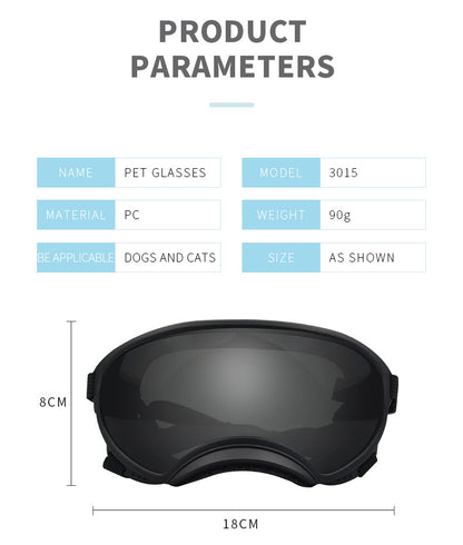 Ski Pet Dog Wind Protection Goggles Accessories