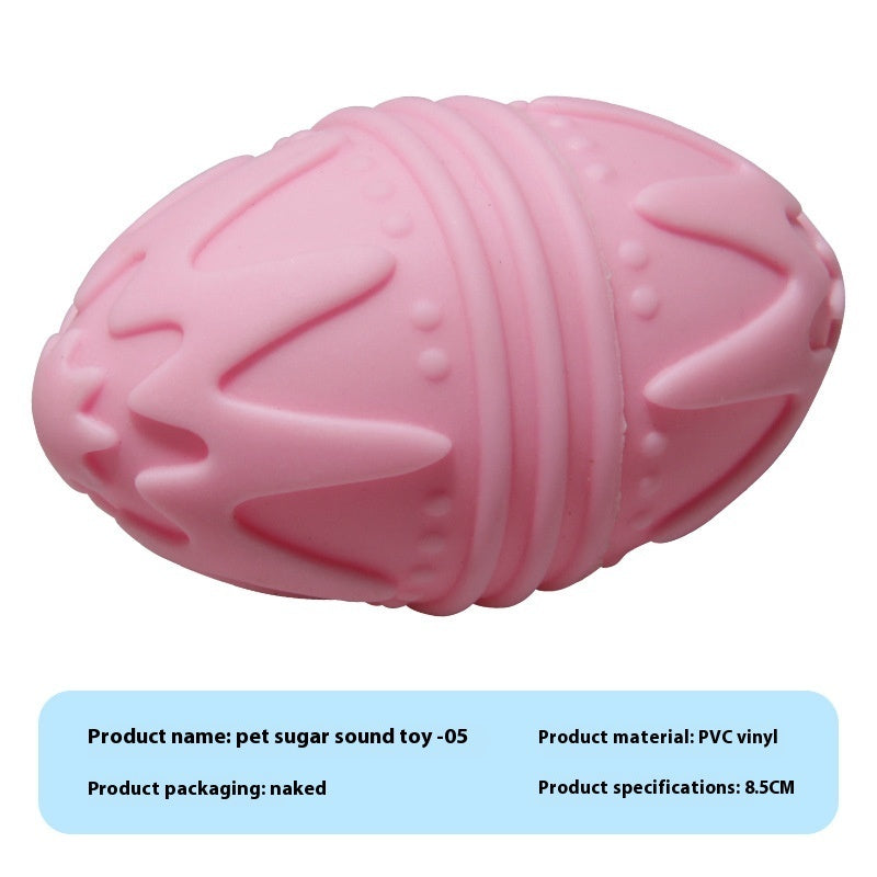 Pet Sound Rubber Simulation Bite-resistant Ball