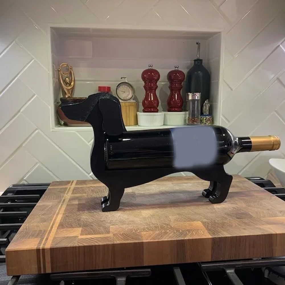 Simple And Creative Home Sausage Dog Wine Bottle