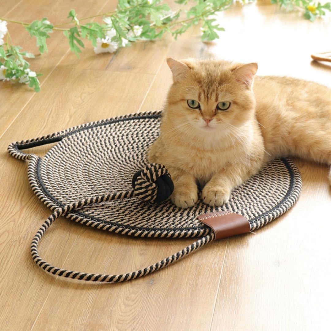 Braided Cotton Rope Cat Claw Mat Self Hi Ball One Piece Sleeping Mat
