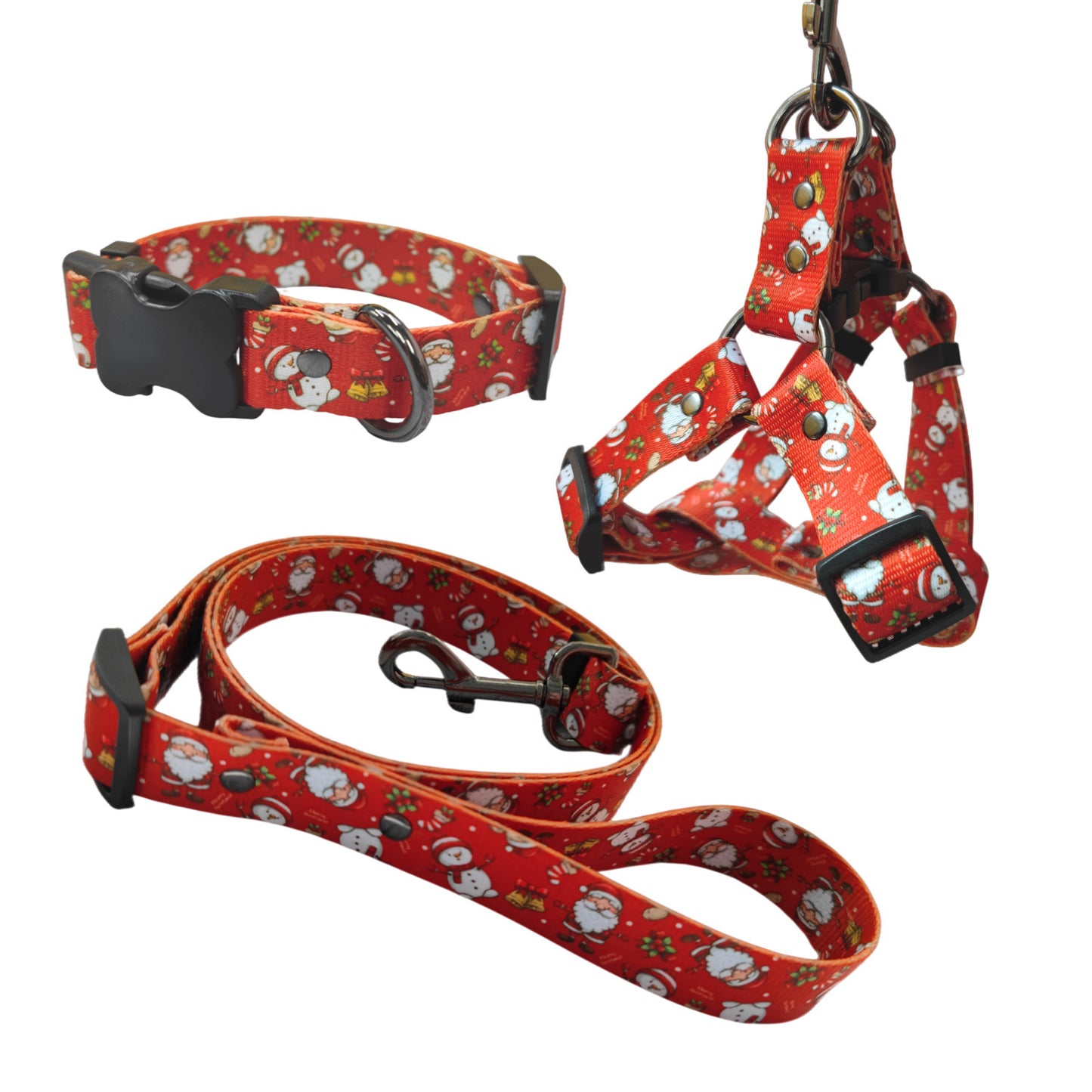 Christmas Dog Leash Chest Harness Pet