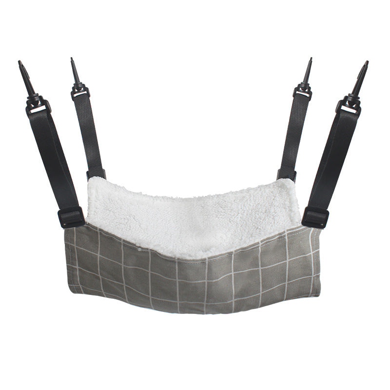 Lamb Fleece Cat Hanging Beds Pets Cage Hammock Bed