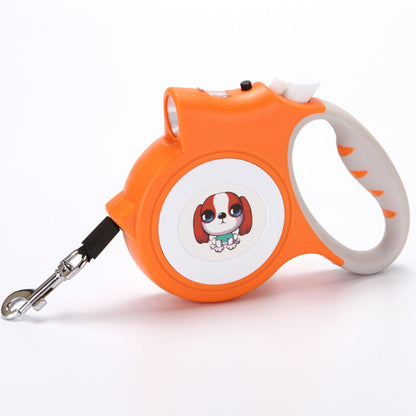 Pet Dog Rope With Light Automatic Traction Belt
