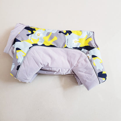 Dog clothes autumn winter cotton padded clothes