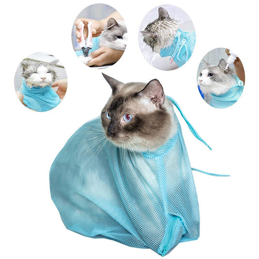 Pet Soft Cat Grooming Bag Adjustable Multifunctional Polyester