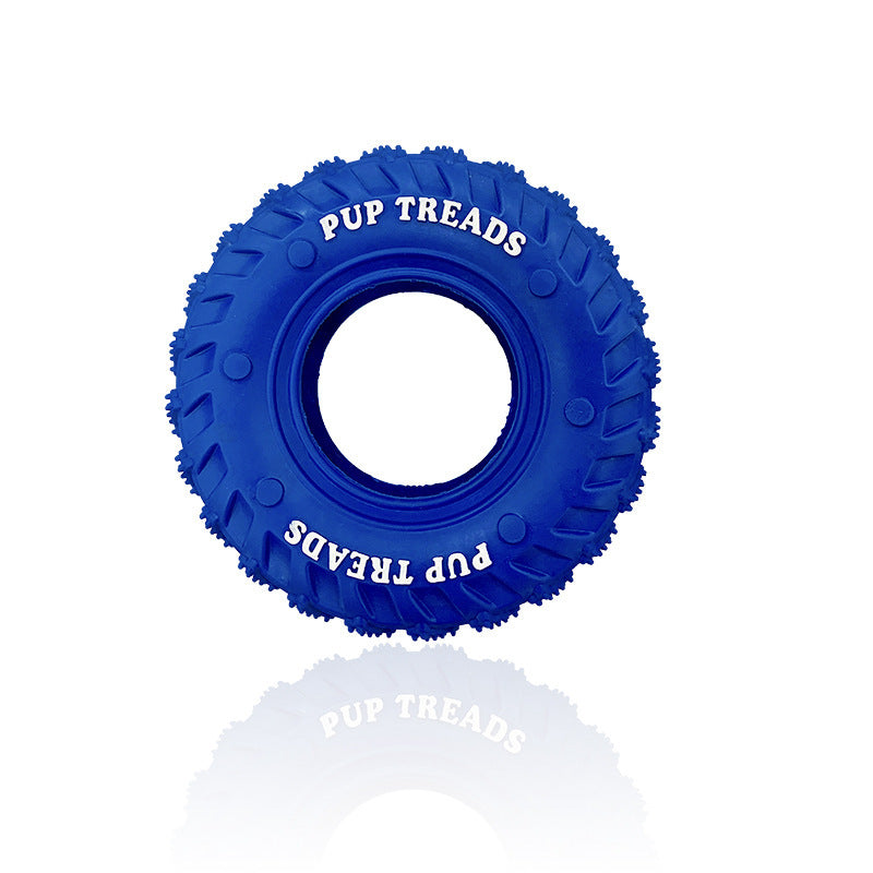 Dog Teeth Cleaning Rubber Tire Toy