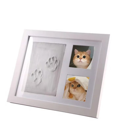 Pet Hand And Foot Print Photo Frame Cat Paw Print Footprint