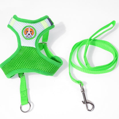 Pet double-layer traction chest harness