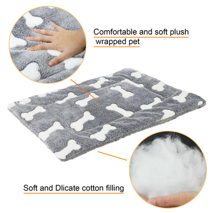 Self-Warming Cat Bed Mat Washable Dog Bed Crate