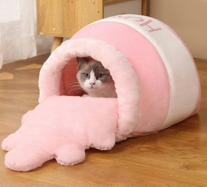 Winter Warm Honey Jar Shaped Universal Pet Nest