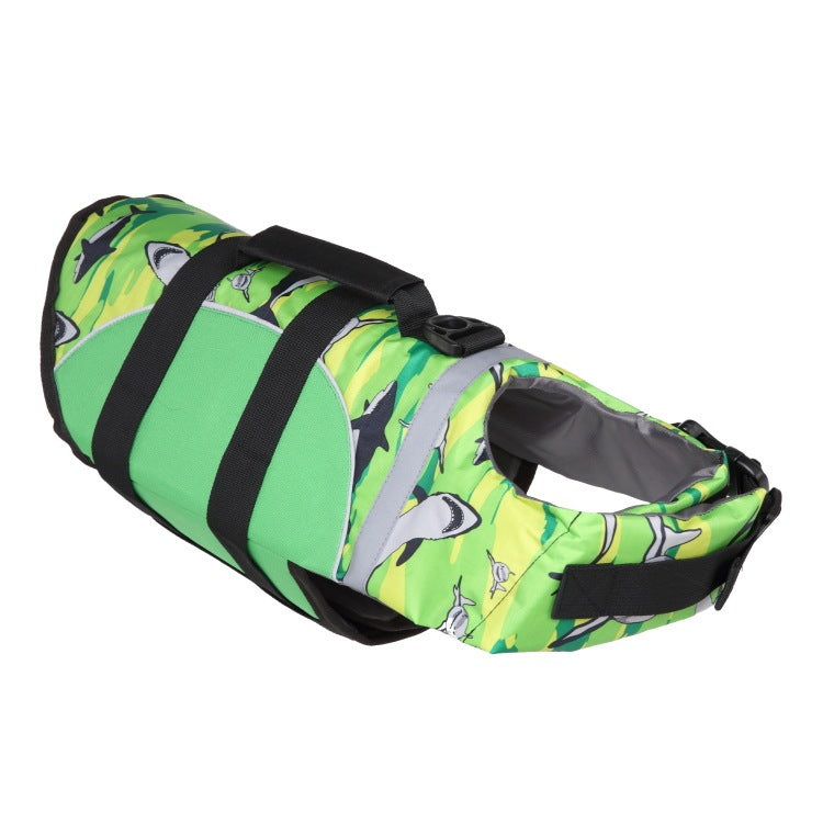 Mermaid Shark Pet Dog Swimming Life Vest Swimwear