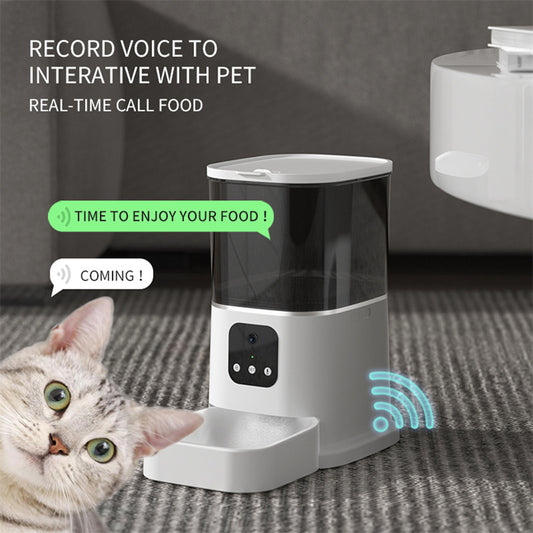 Pet Automatic Feeder Large Capacity Smart Voice Recorder