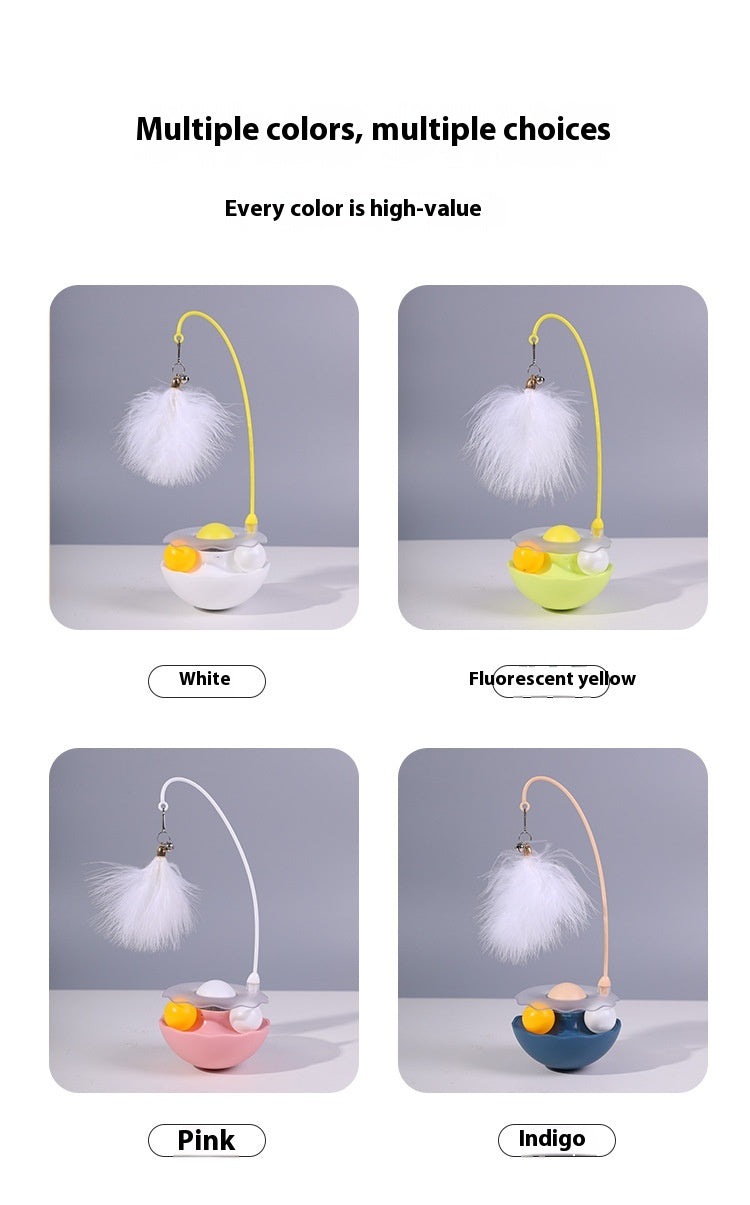 Cat Interactive Toy Funny Tumbler Toy Kitten Exercise Catching