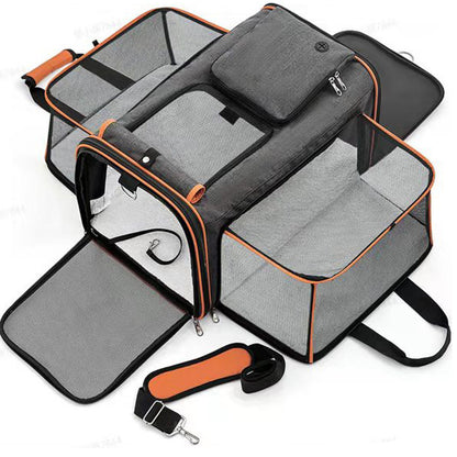 Portable Large Capacity Portable Pet Bag Breathable And Expandable