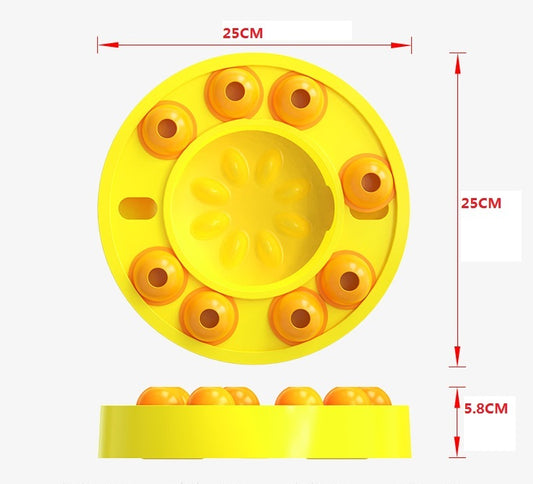 Train Pet Supply Turntable To Automatically Leak Food