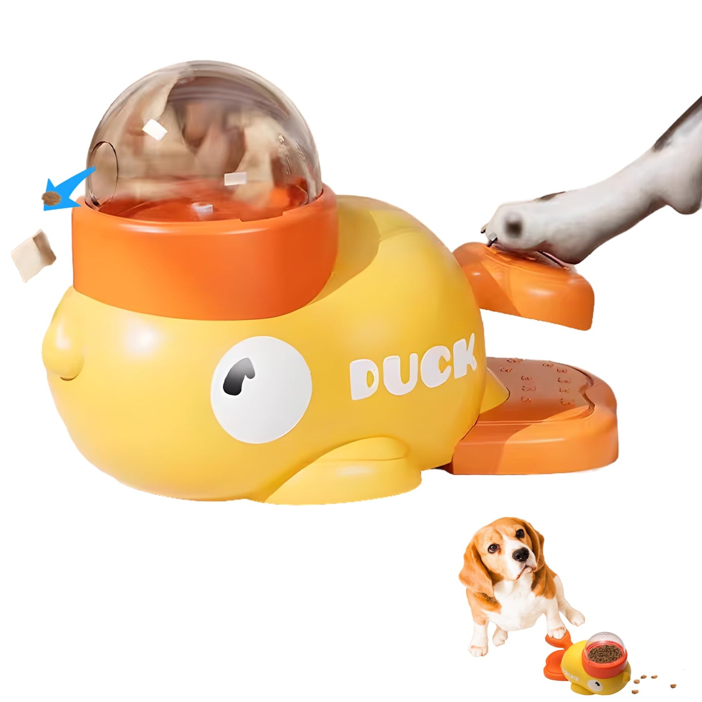 Duck Shape Dog Treat Dispenser - Interactive Dog Toys