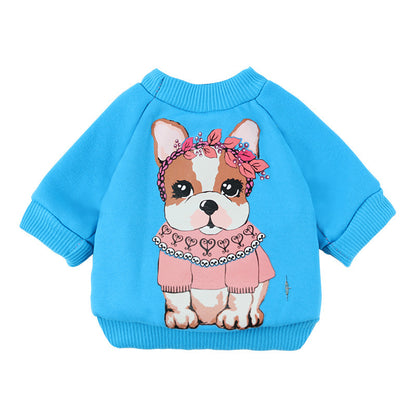 Pet Two Legged Hoodie Polyester Clothing For Dogs