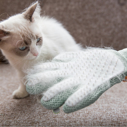 Pet Glove Cat Grooming Glove Cat Hair Deshedding Brush Gloves