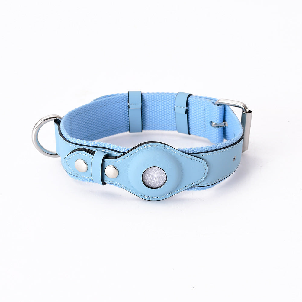 Airtag Pet Collar Tracker Protective Cover Leather Collar