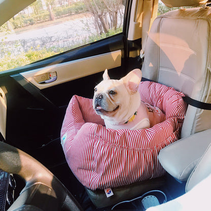 Travel car seat small dog Schnauzer cushion dog