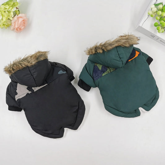 Dog Clothes Winter Thickened Warmth Cotton Pet Dogs Coat Jacket