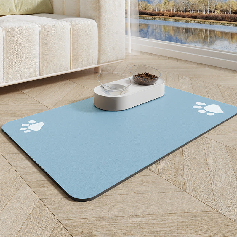 Pet Feeding Mat Dogs And Cats Placemat Quick-drying